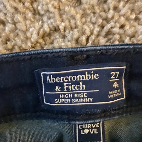 Abercrombie & Fitch High Rise Super Skinny Curve Love - Picture 3 of 3